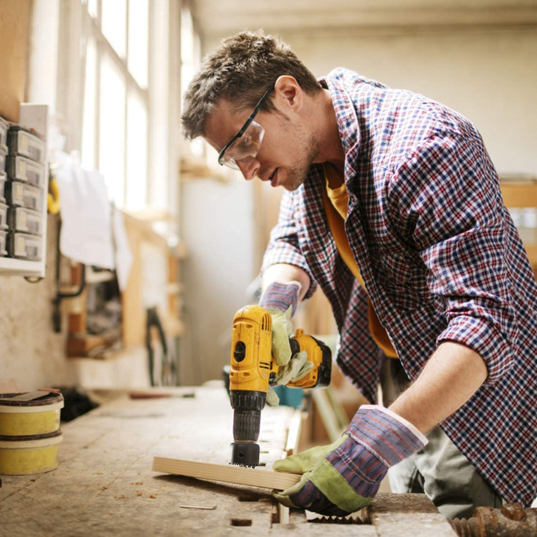 16 Pcs Hole Saw Set Drill Bit Carbide Tipped Round Cutter