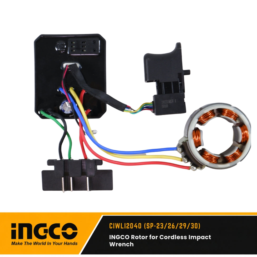 INGCO Stator & Electric Control Assembly for 20V Cordless Impact Wrench CIWLI2040 (SP-23/26/29/30)