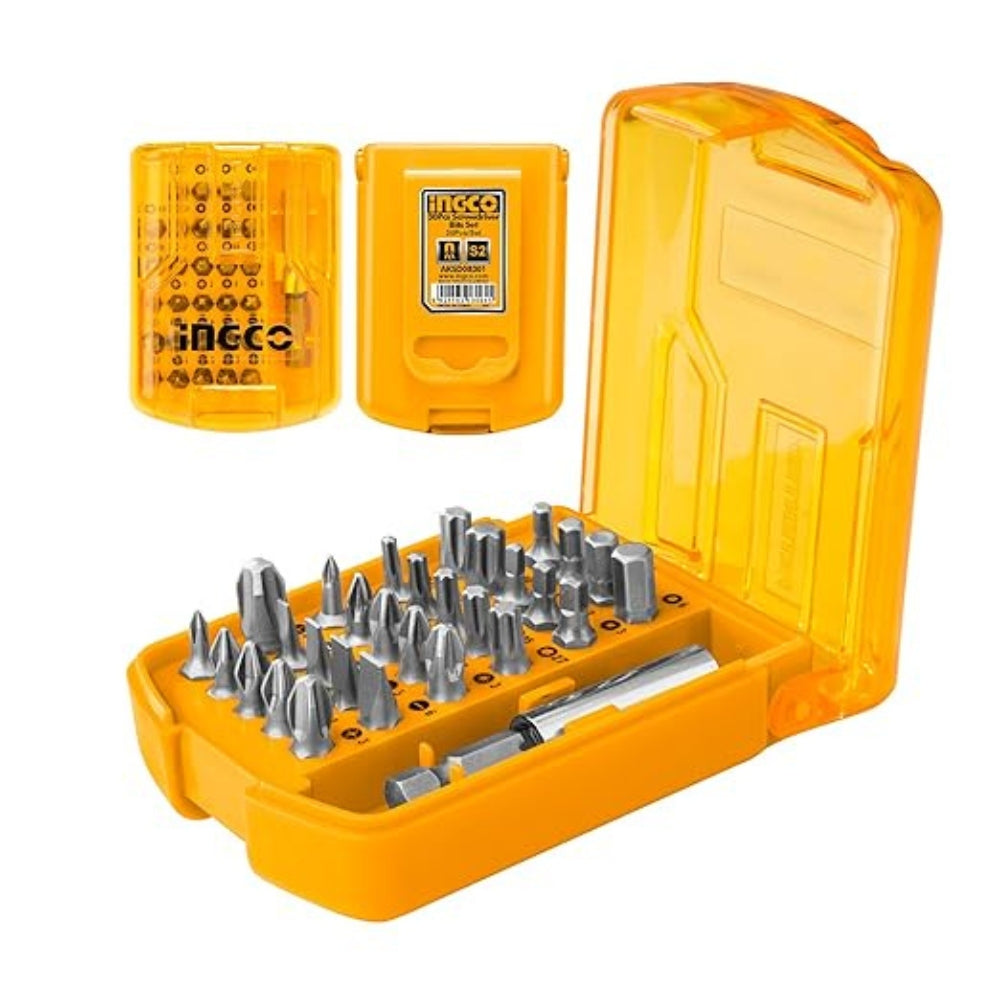 INGCO 30 Pcs Screwdriver Bits Set – Multi-Purpose Bit Kit - AKSD08301