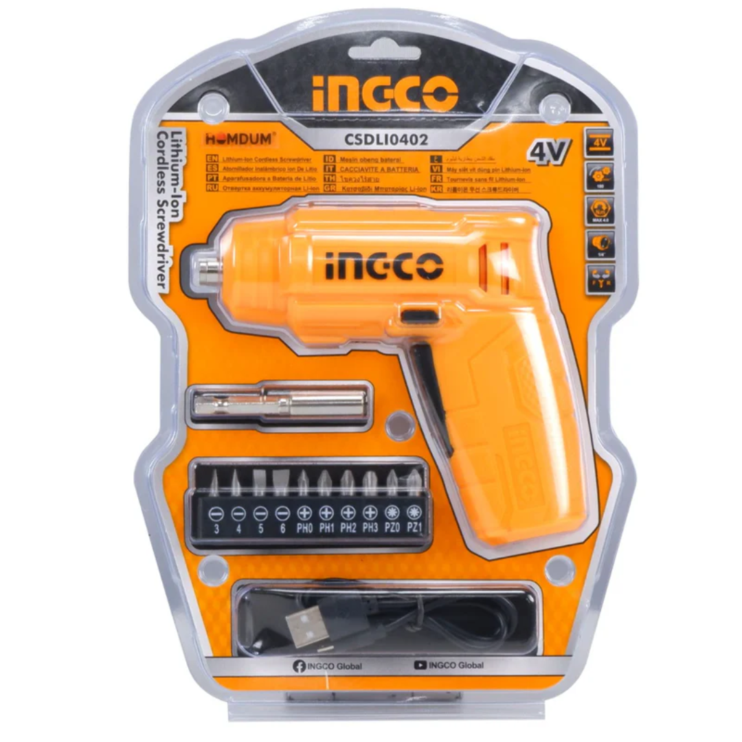 CSDLI0402 INGCO CORDLESS SCREWDRIVER