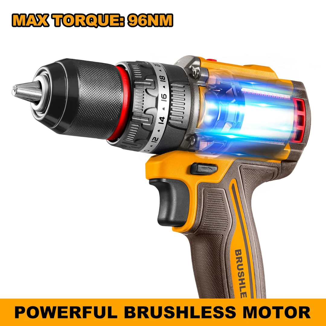 CIDLI20968 INGCO CORDLESS IMPACT DRILL