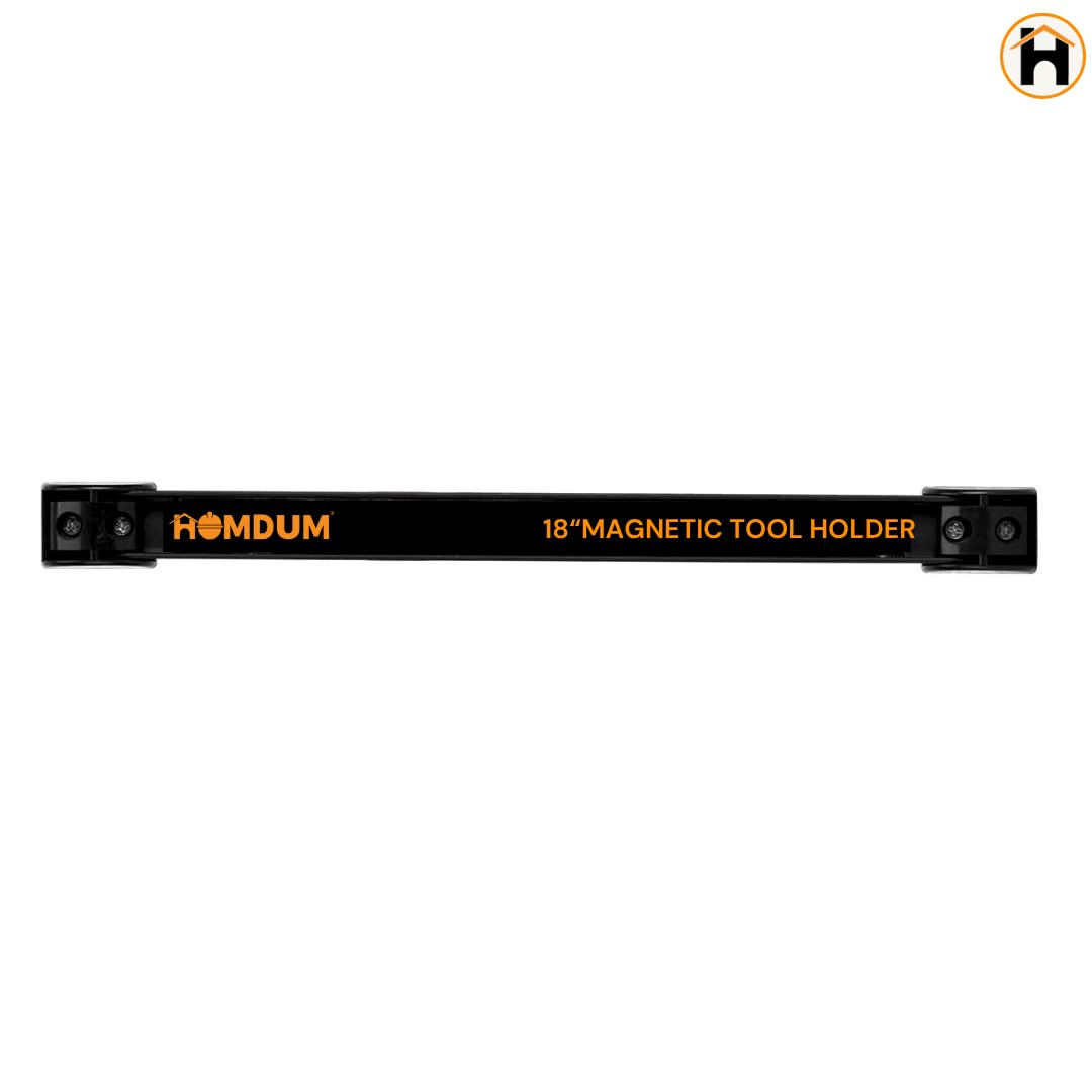 HOMDUM 18 Inch Magnetic Tool Holder Rack – Heavy Duty Metal Magnetic Tool Organizer Bar