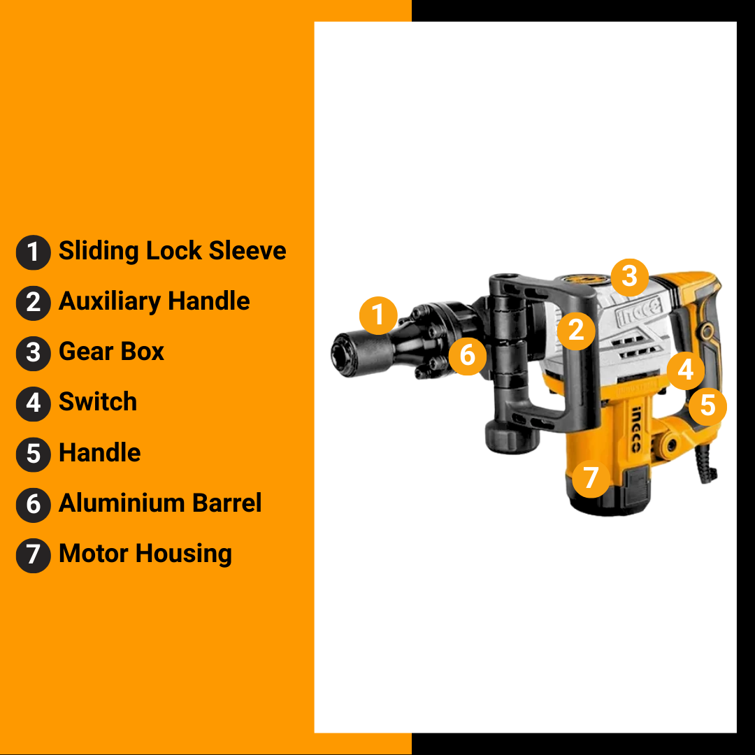 PDB130018 INGCO DEMOLITION BREAKER