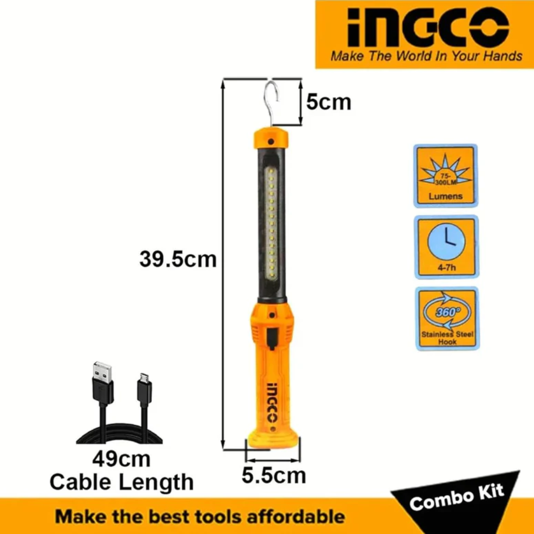 COSLI23048 INGCO CORDLESS 2 PC COMBO KIT