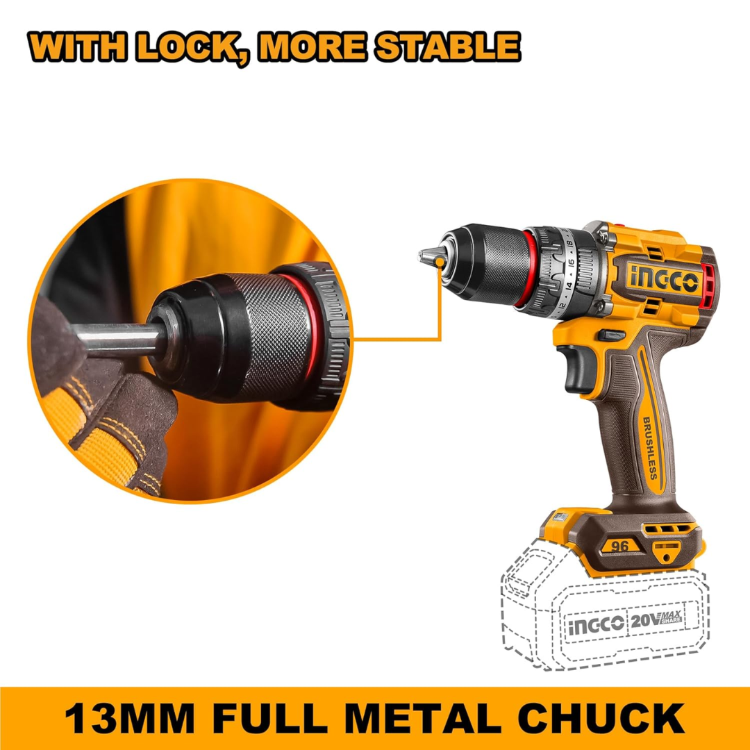 CIDLI20968 INGCO CORDLESS IMPACT DRILL