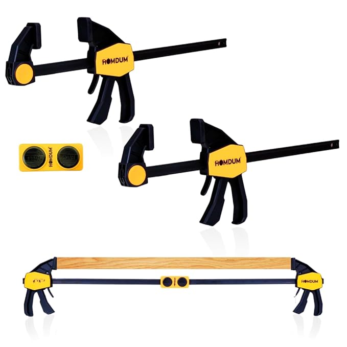 HOMDUM 12 INCH QUICK GRIP BAR CLAMP PACK OF 2PC