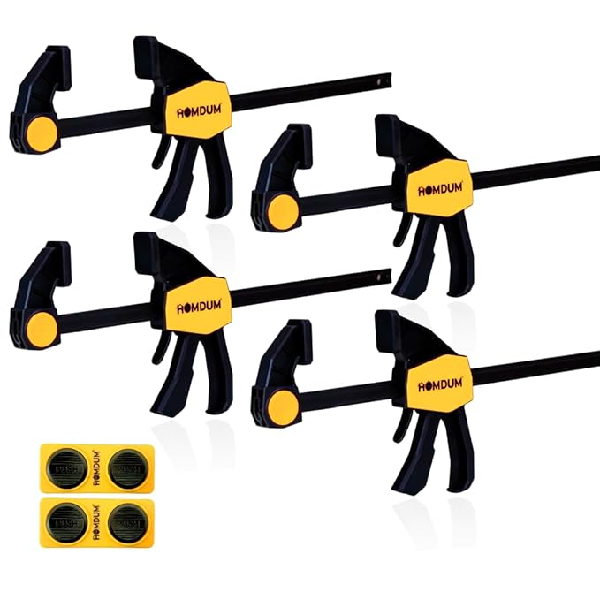 HOMDUM 12 INCH QUICK GRIP BAR CLAMP PACK OF 4PC