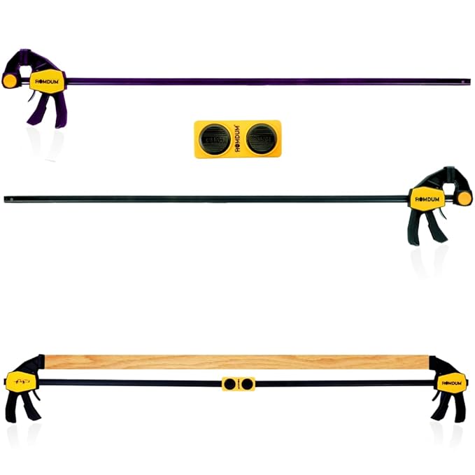 HOMDUM 36 INCH QUICK GRIP CLAMP FOR WOODWORKING (PACK OF 2PC)
