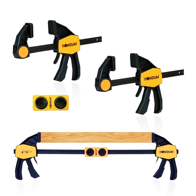 HOMDUM 6 INCH QUICK GRIP BAR CLAMP PACK OF 2PC