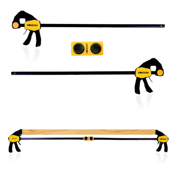 HOMDUM 24 INCH QUICK GRIP BAR CLAMP PACK OF 2PC