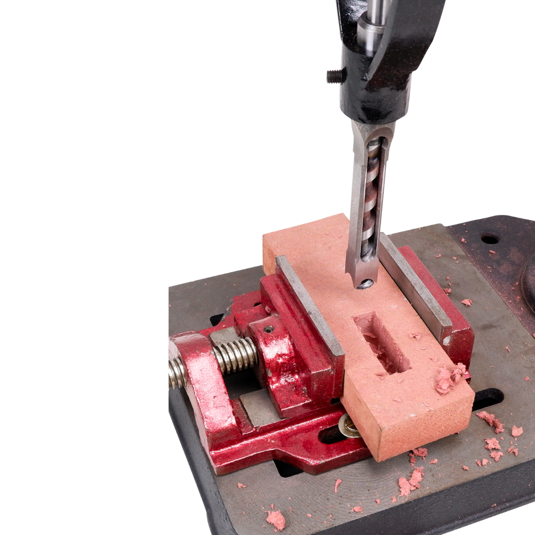 5PC SQUARE HOLE DRILL BITS WOOD MORTISING CHISEL