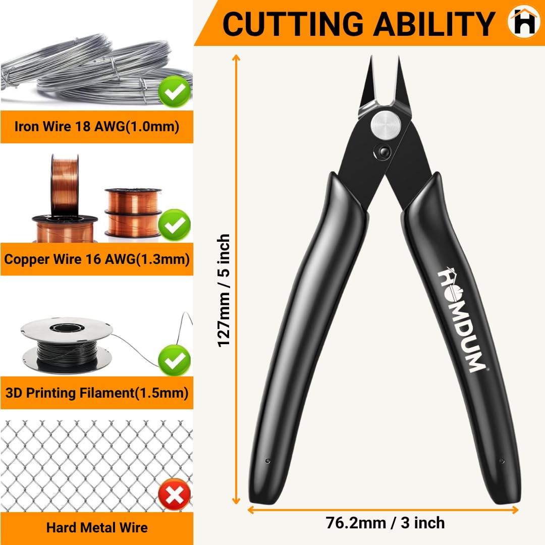DL2705 DELI 4" ELECTRONIC CUTTING NIPPERS