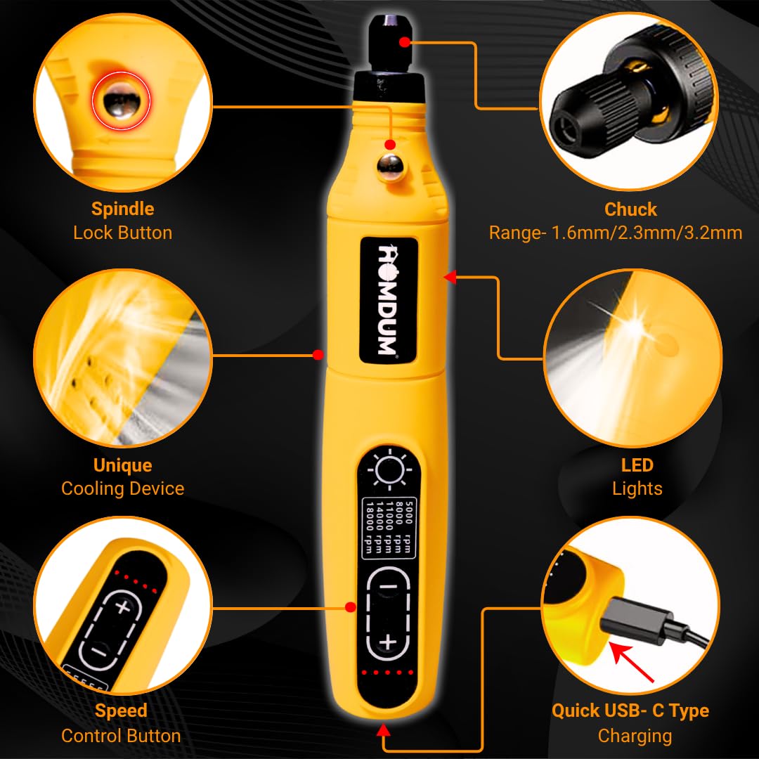 HOMDUM 4.0V ROTARY TOOL