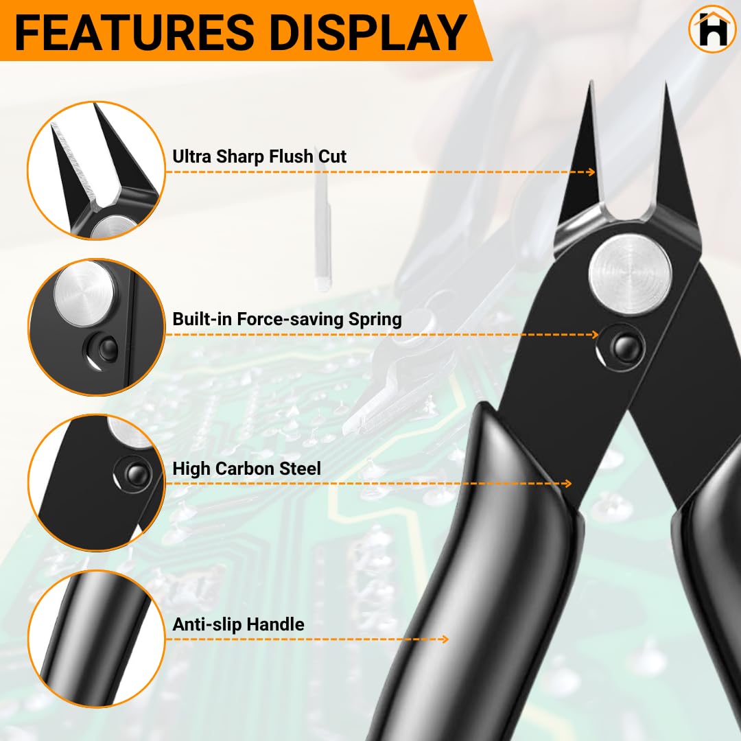 DL2705 DELI 4" ELECTRONIC CUTTING NIPPERS