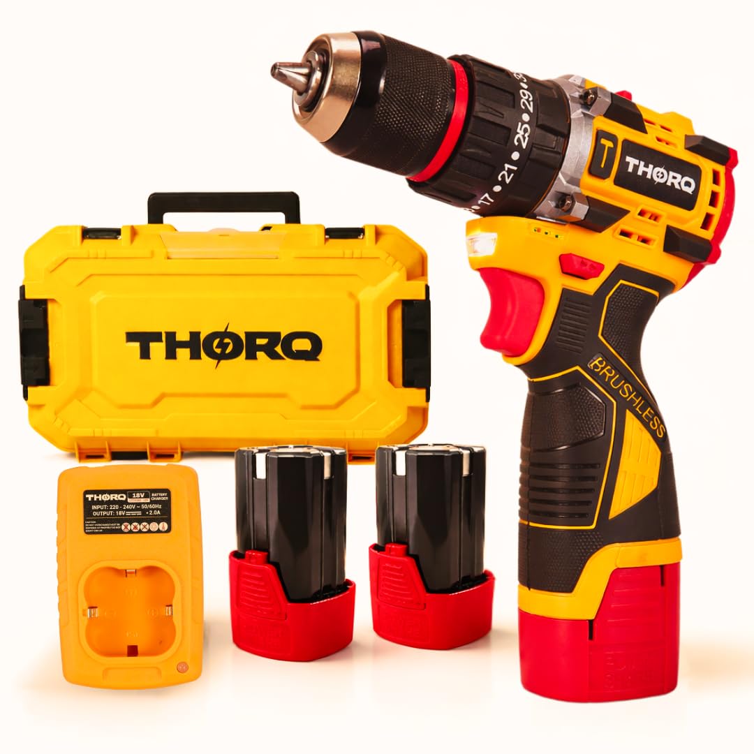THORQ 18V Cordless Impact Drill with Brushless Motor - TCID065