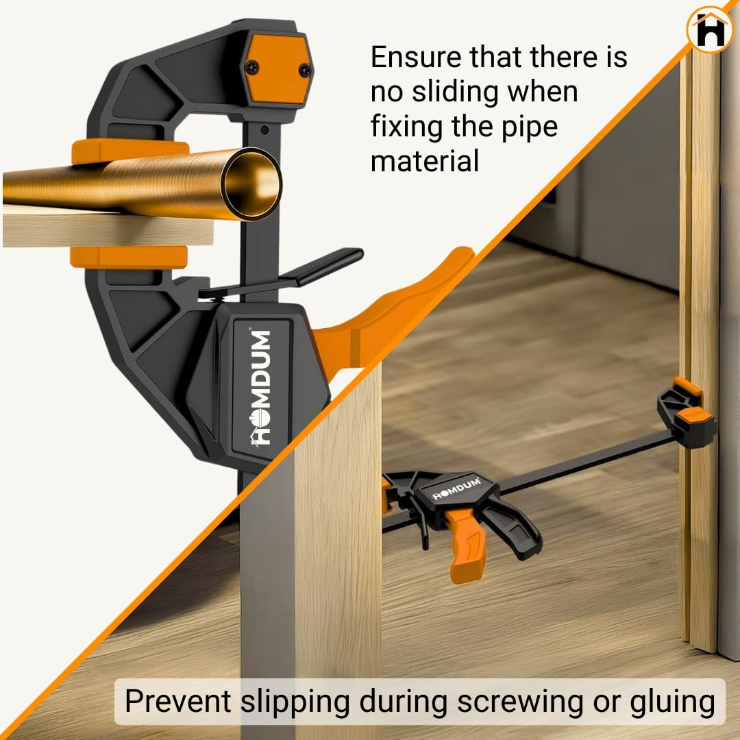 Homdum Quick Grip clamp Bar clamp for woodworking (6inch)