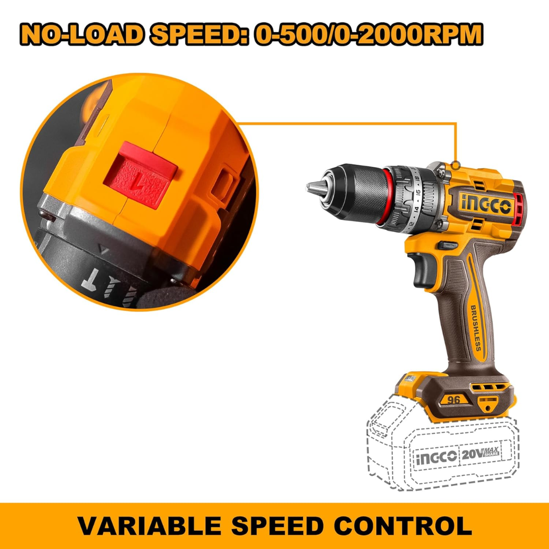 CIDLI20968 INGCO CORDLESS IMPACT DRILL