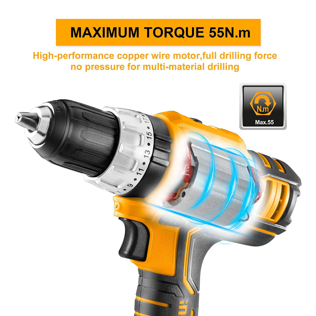 CIDLI20031 INGCO CORDLESS IMPACT DRILL