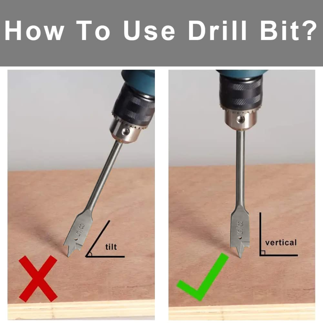 6 PCS 10MM TO 25 MM FLAT DRILL BIT SET