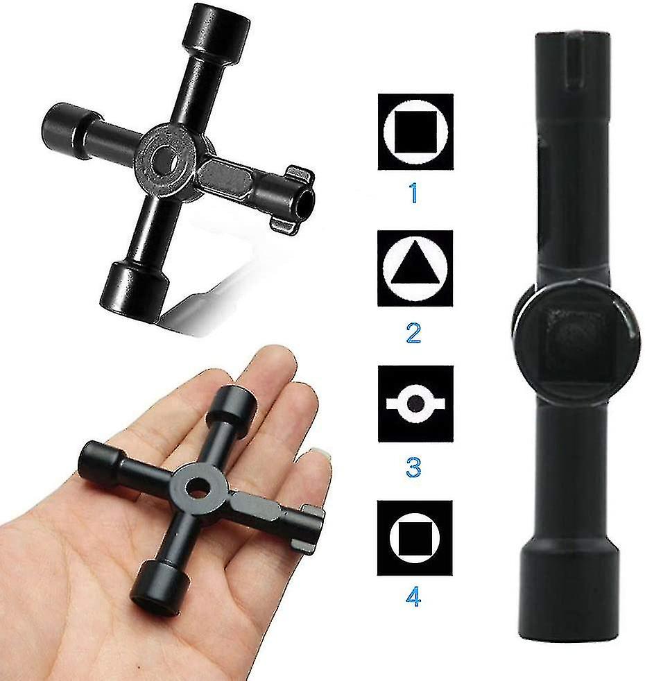 Homdum 4 Way Fixed Square Utility Key Set