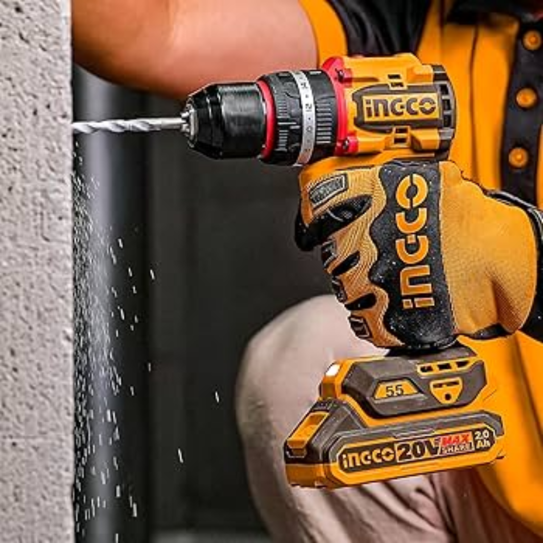 CIDLI20558 INGCO COMPACT BRUSHLESS CORDLESS IMPACT DRILL