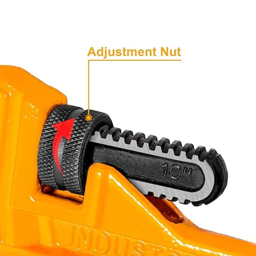 INGCO Pipe Wrench – 12 Inch Heavy Duty Plumbing Wrench - HPW0812