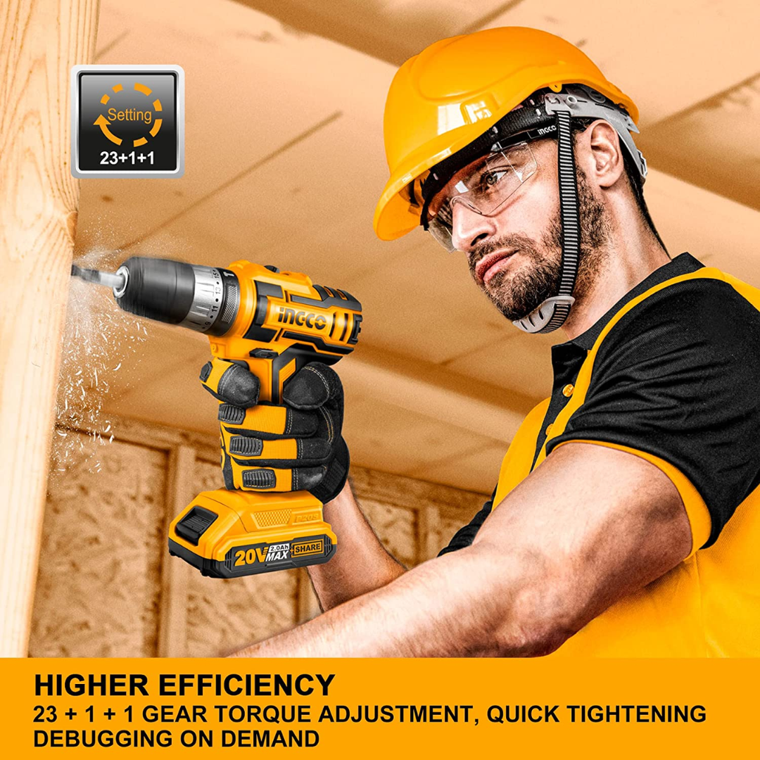 CIDLI20031 INGCO CORDLESS IMPACT DRILL