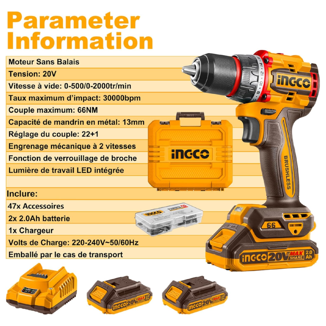 CDLI20668 CORDLESS DRILL
