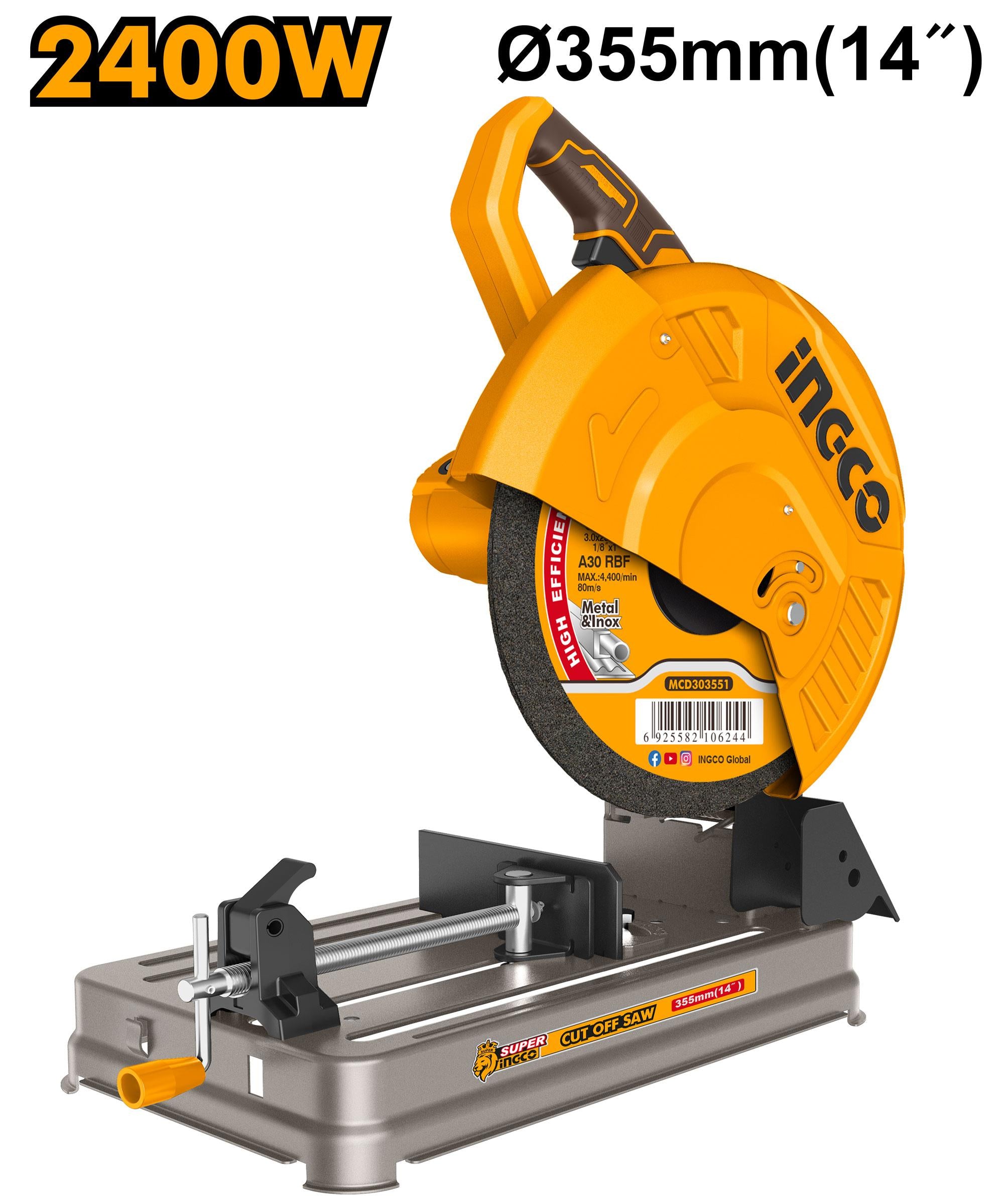 INGCO Cut-Off Saw 2400W - COS243558 (355mm)