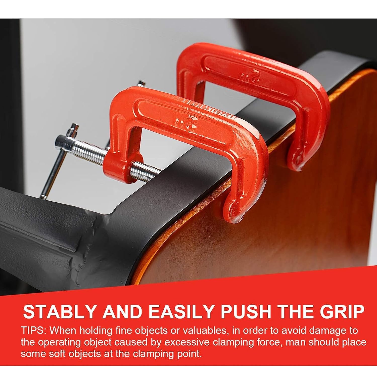 HOMDUM HEAVY DUTY MINI G CLAMP | C TYPE CLAMPING TOOL (1 INCH)