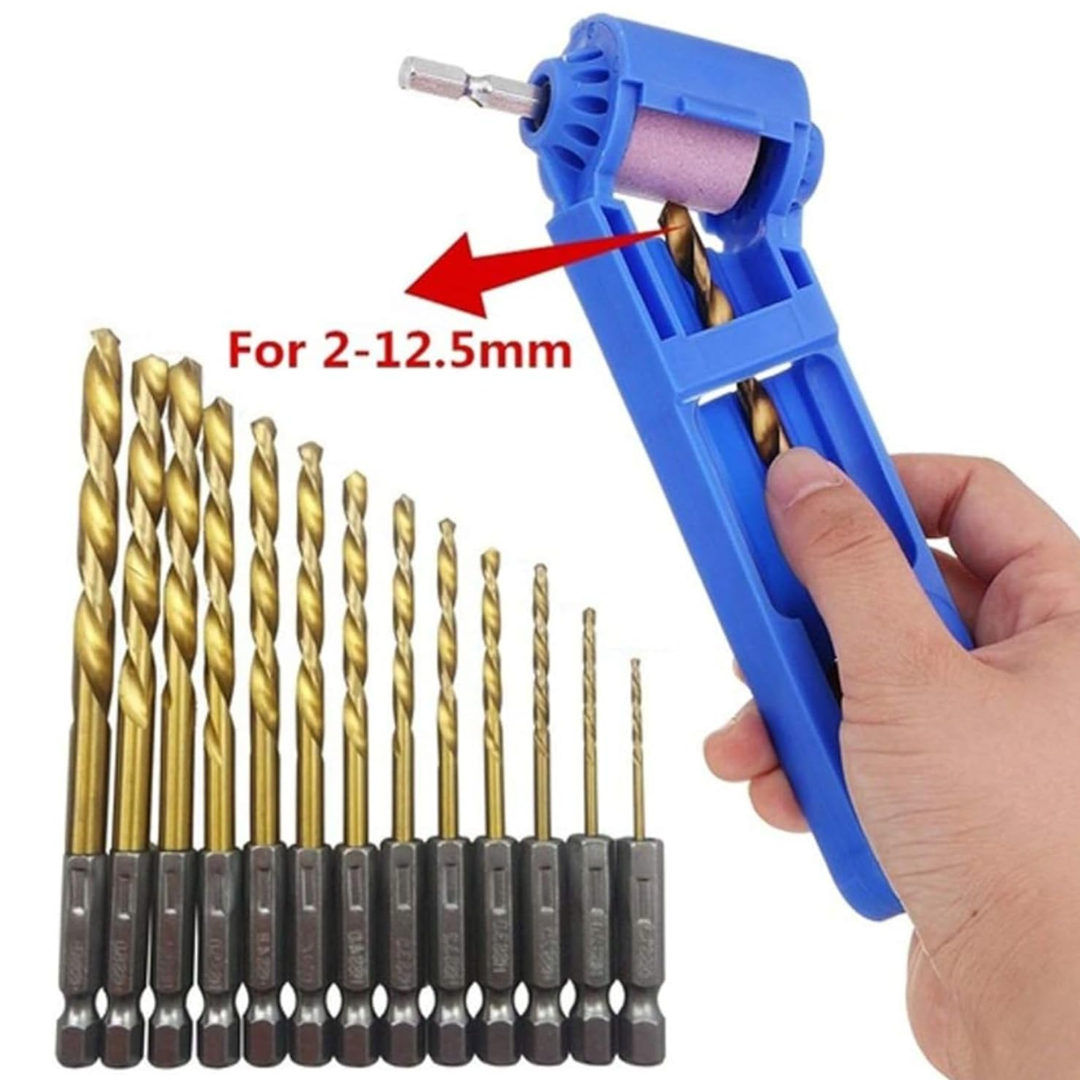 DRILL BIT SHARPENER PORTABLE DRILL SHARPENER TOOL
