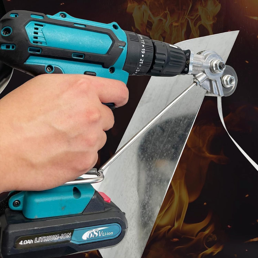ELECTRIC DRILL REFITTING PLATE SHEAR - METAL SHEET CUTTER ATTACHMENT