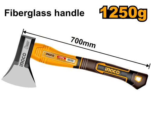 INGCO 1250G Axe – Heavy Duty Fiberglass Handle Wood Cutting Axe - HAX0811250