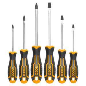 INGCO HKSD0628 6 pcs Round Blade Screwdriver set