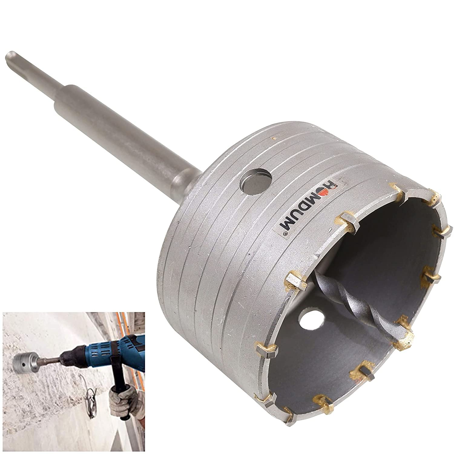 HOMDUM Concrete Hole Saw Drill Bit Set