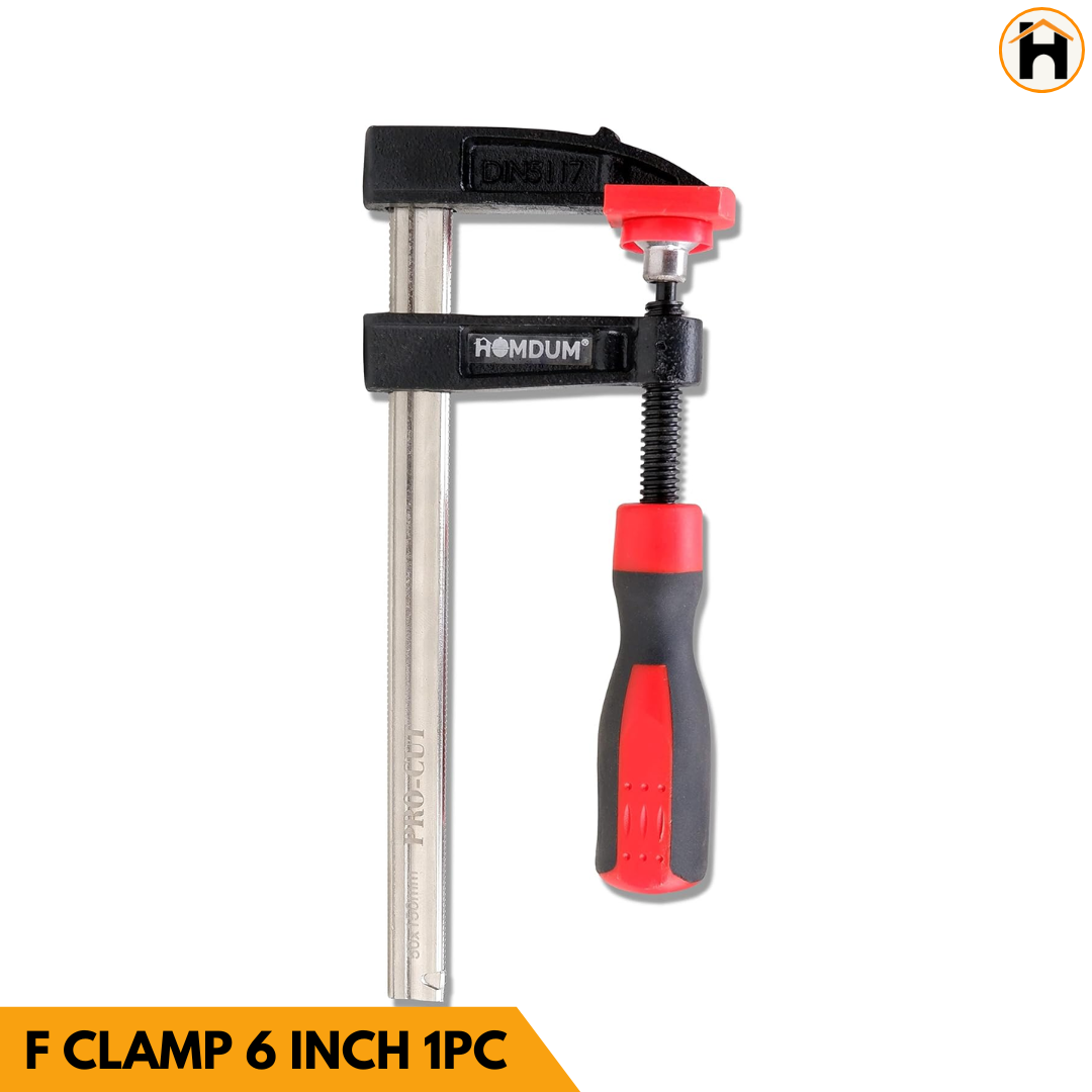 HOMDUM 6 INCH STEEL F CLAMP 1 PC
