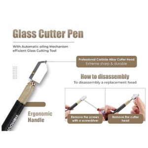 Ingco Glass Cutter Pen with Automatic oiling Mechanism