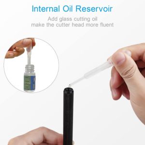 Ingco Glass Cutter Pen with Automatic oiling Mechanism