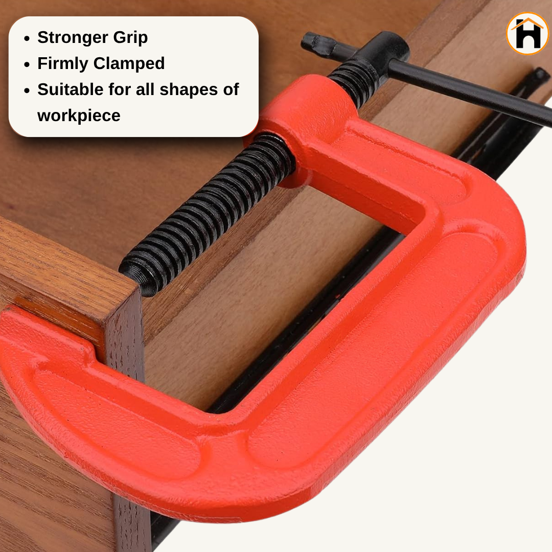 HOMDUM HEAVY DUTY G CLAMP 3"