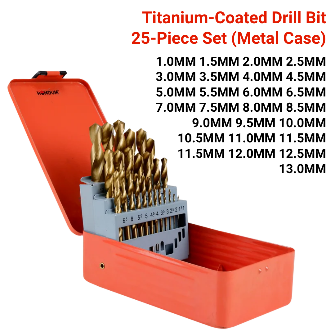 HSS Drill Bit Set 25 Pcs
