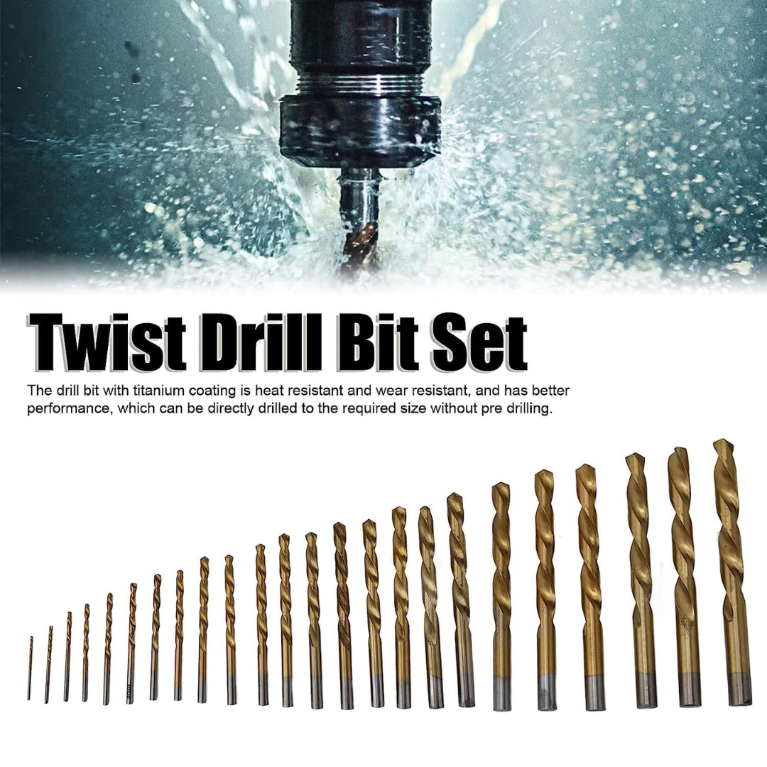 HSS Drill Bit Set 25 Pcs