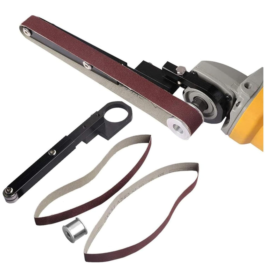 Electric Belt Grinder Belt Sander Attachment For Angle Grinder Modified Sand Belt Machine Pipe Belt Sander Polisher Belt Sanders Suitable for Model 100 Angle Grinder