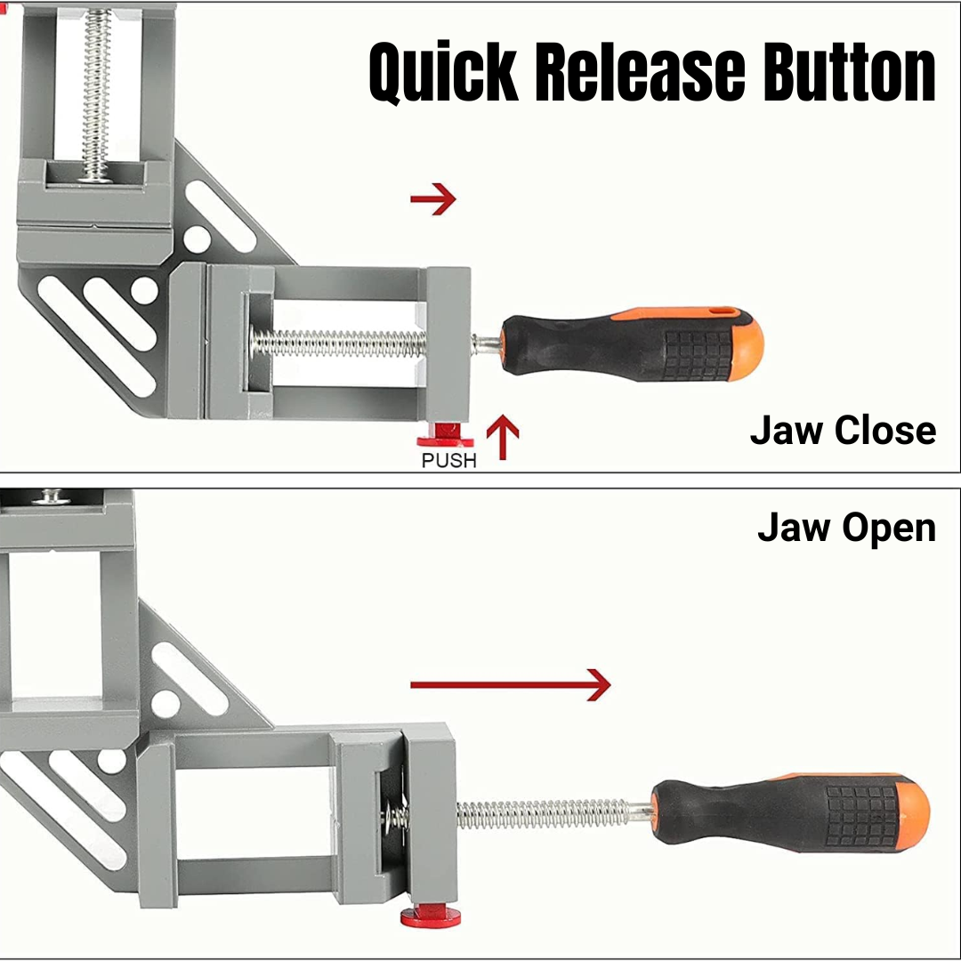Homdum Double Handle 90° Corner Clamp
