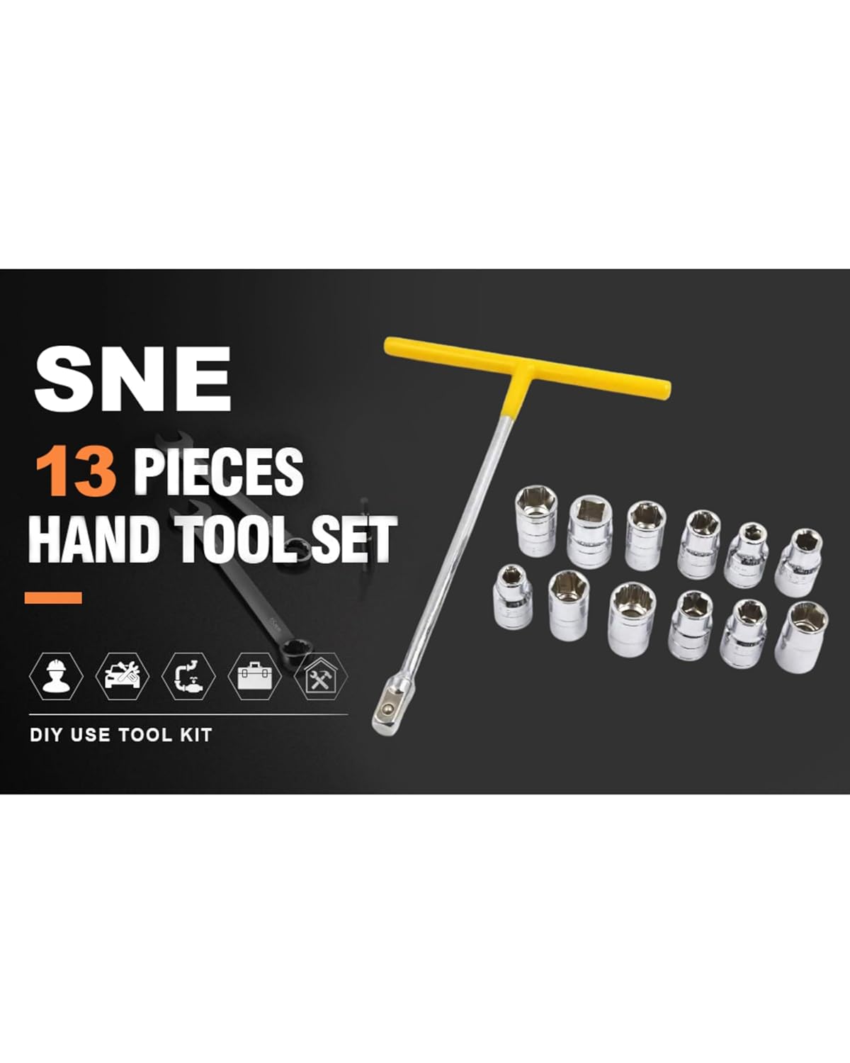 Homdum T Shaped Handle Wrench Spanner set