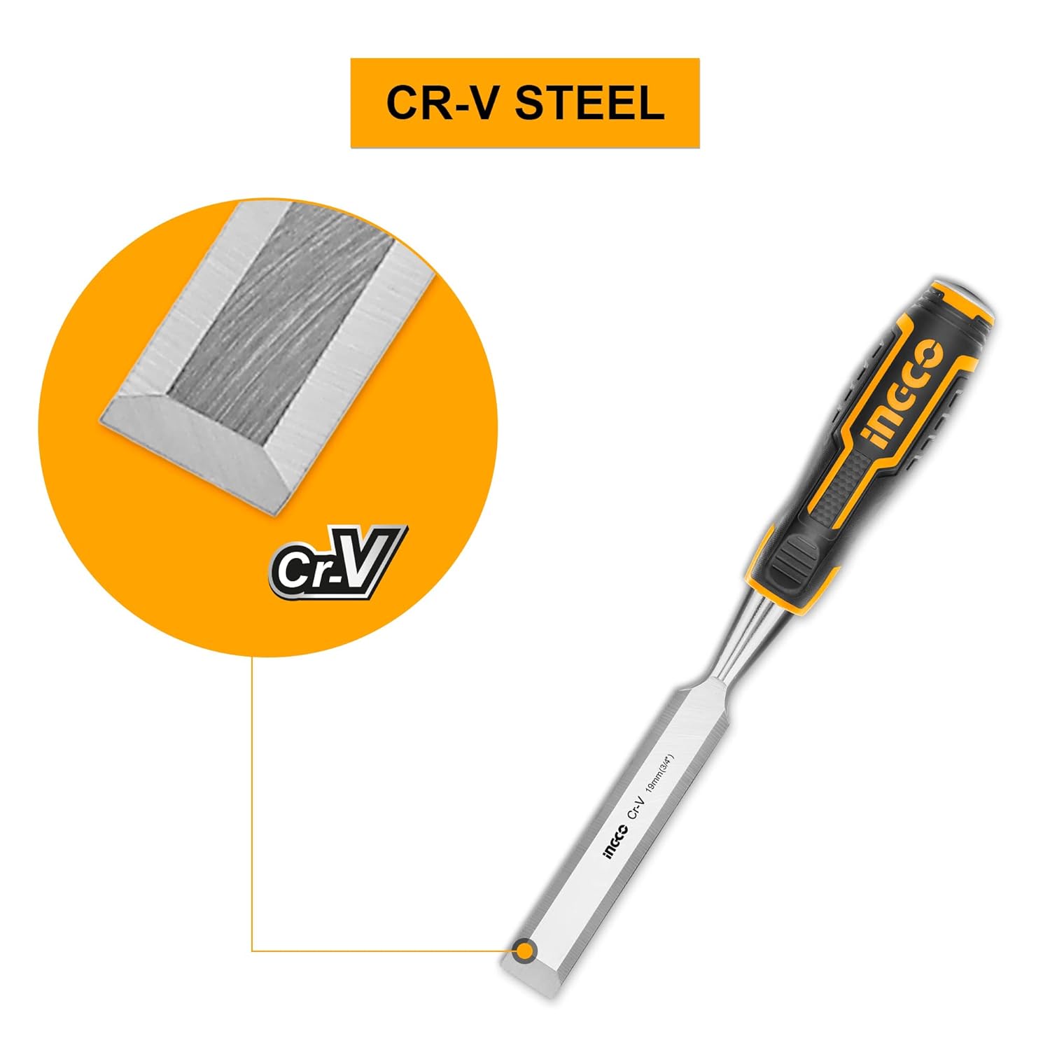 INGCO 2pcs PACK Wood Chisel