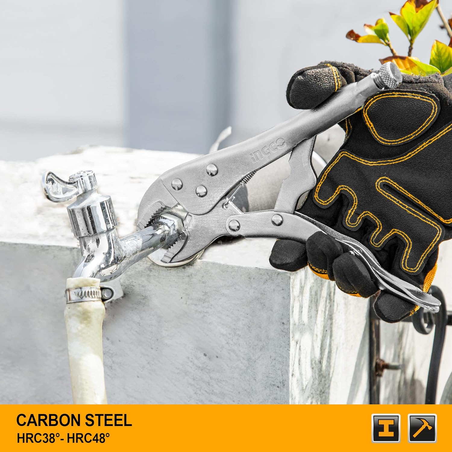 INGCO Curved Jaw Locking Plier