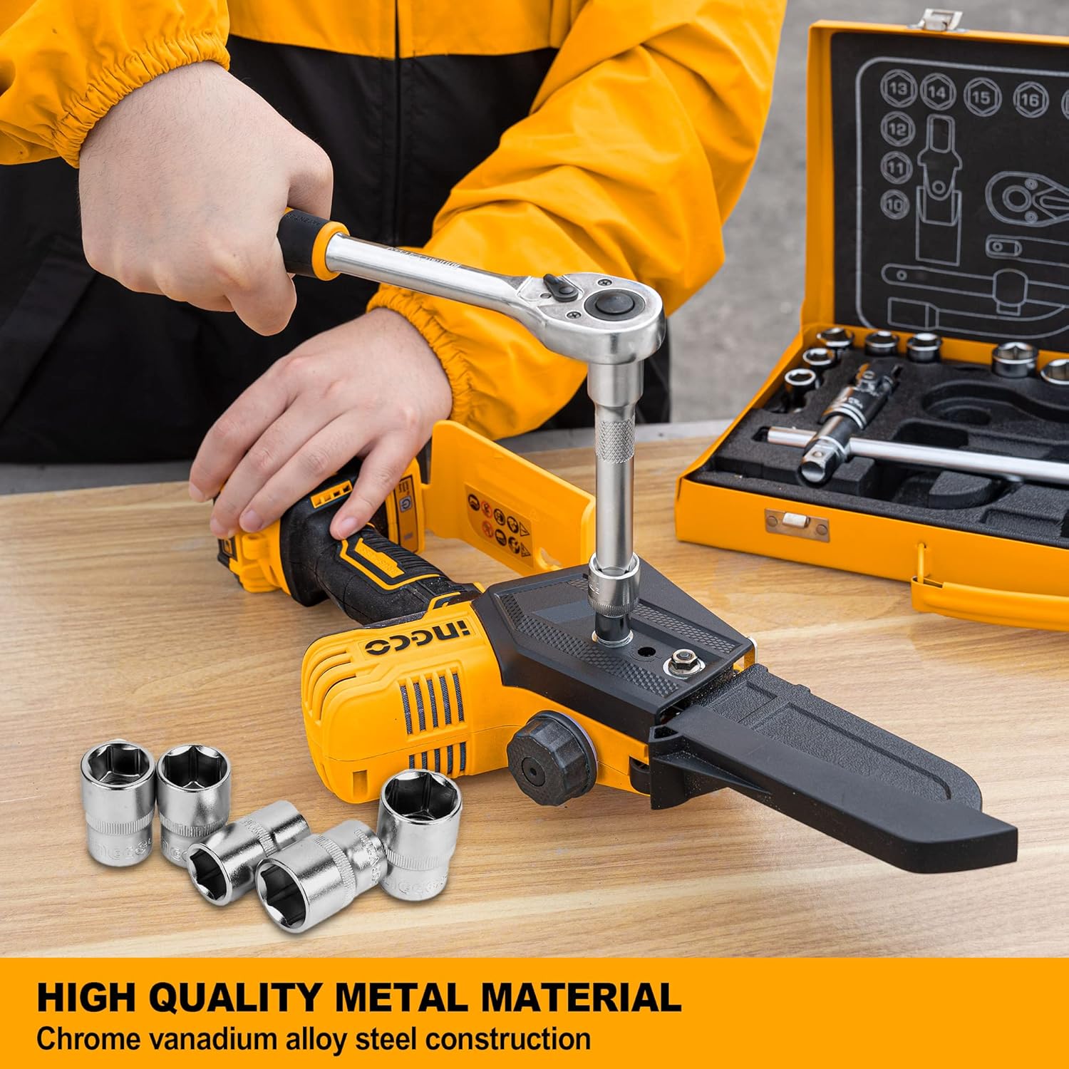 HKTS0243 INGCO 24 PC SOCKET SET