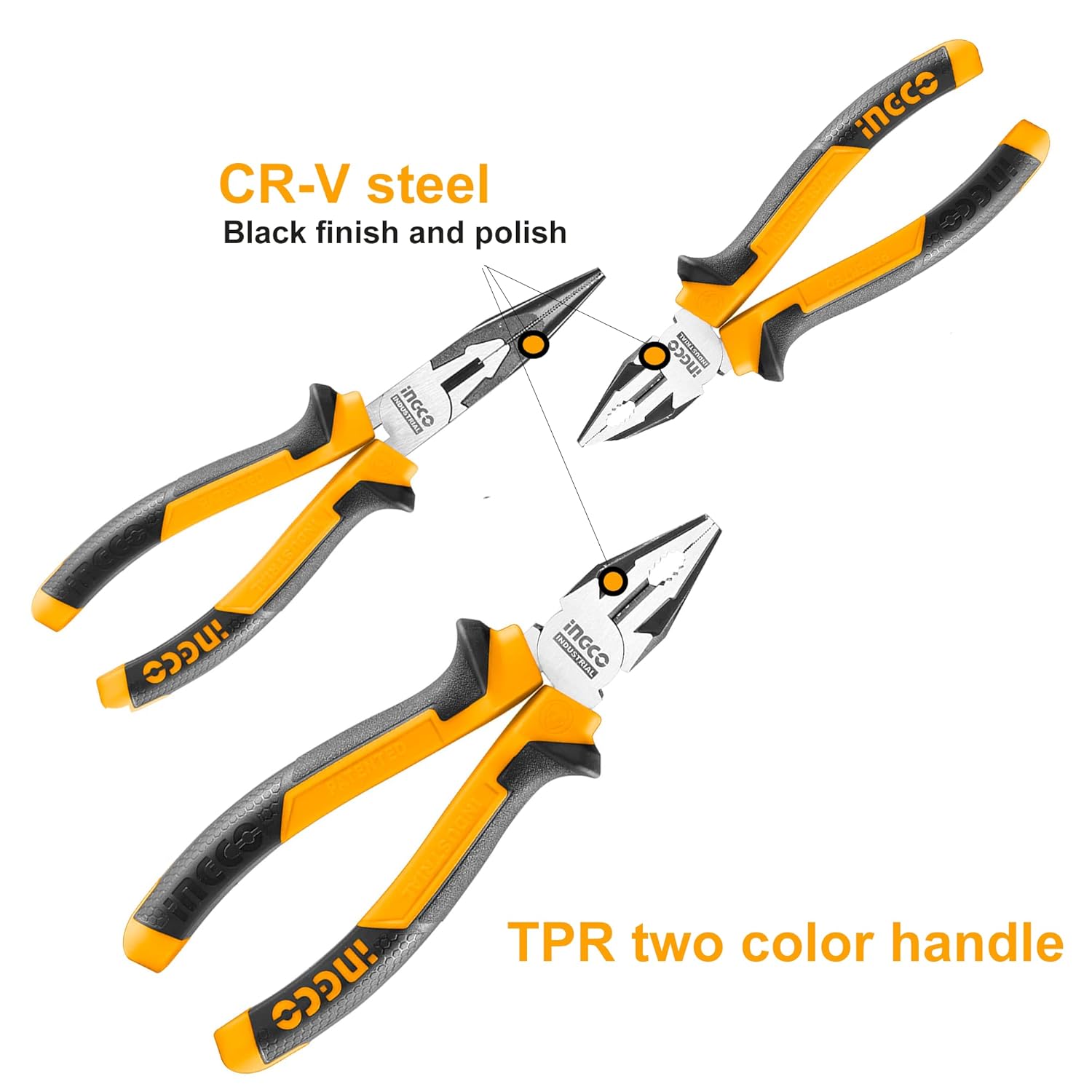 INGCO Pliers Set 3 PCS PACK HKPS28318