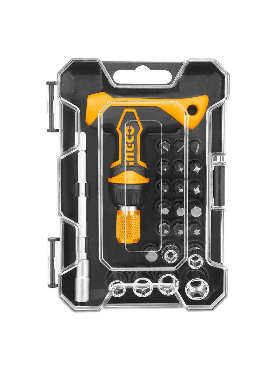 HKSDB0188 INGCO 24 PCS T-HANDLE WRENCH SCREWDRIVER SET