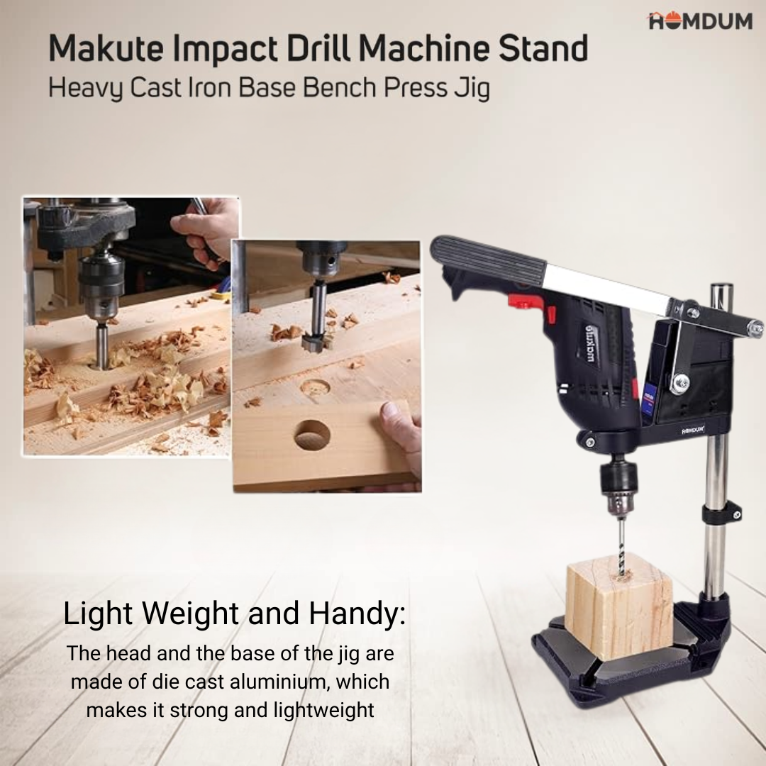 Impact Drill Machine Stand Heavy Cast Iron Base